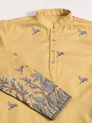 Haldi Ceremony Special Yellow Embroidered Kurta ⭐⭐⭐⭐⭐