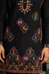 Luxurious Black Kurta for Wedding & Festive Days