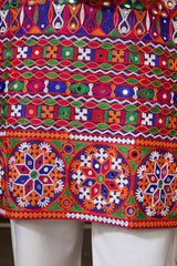 Readymade Purple Mens Kurta for Navratri Look