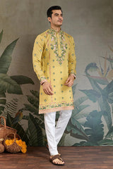 Haldi Special Trending Kurta Design for Men