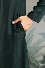 Traditional Green Kurta with Dupatta for Mens Wear