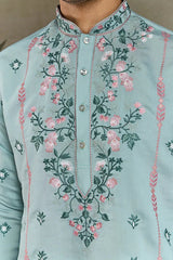 Shop Best Sky Kurta for Wedding & Festive Function