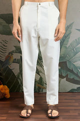 Cultural Function Special White Color Kurta Koti for Men