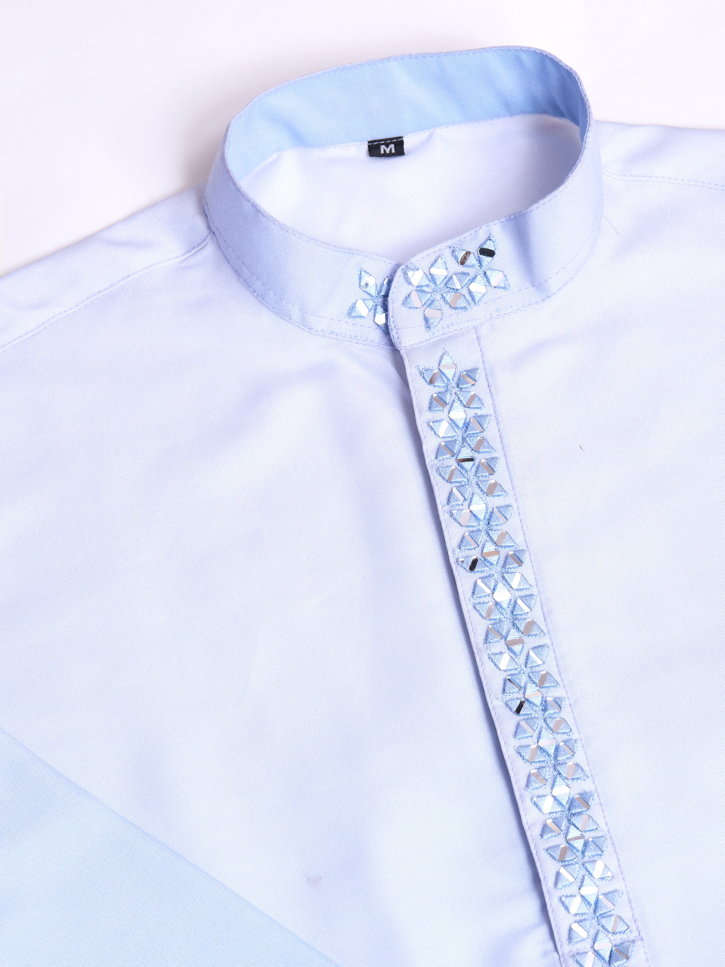 Designer Men’s Kurta (With Dupatta) Set with Real Mirror Work Collection