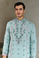 Shop Best Sky Kurta for Wedding & Festive Function